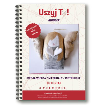 Aniołek - dekoracja świąteczna. Tutorial DIY + Materiały do szycia